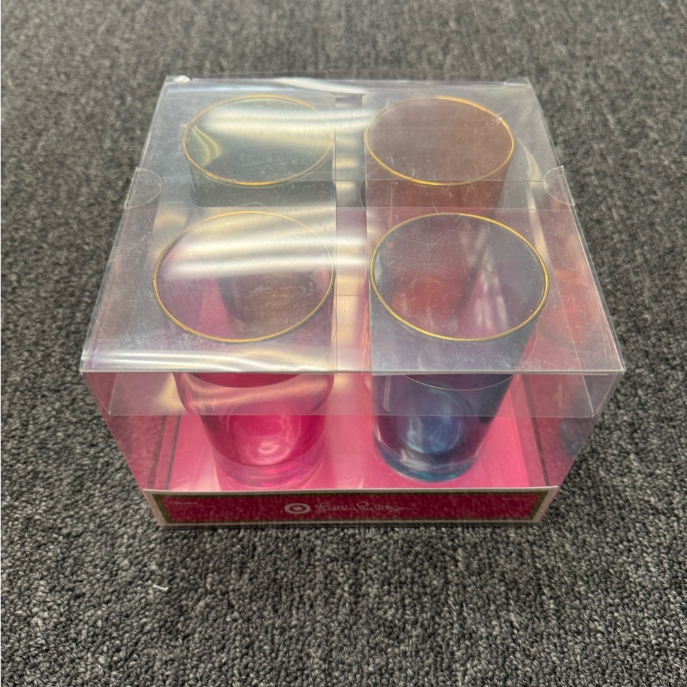 Colorful Glass Tumbler Set